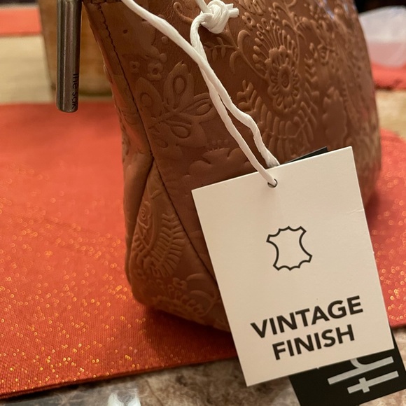 The Sak Brown Leather Clutch NWT - Picture 11 of 12